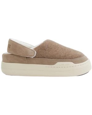 Moon Boot Filz Clog Park Design - Natur