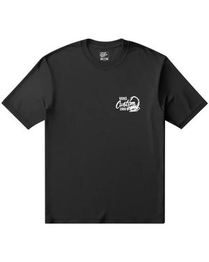Vans Tops ,Zwart ,Katoen Custom Kat T-Shirt