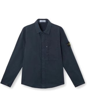 Stone Island Light Jackets - Azul