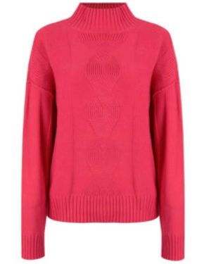 LIEBLINGSSTÜCK Vielseitiger Damen Rollkragenpullover - Rot