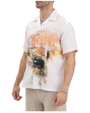 SELECTED Short Sleeve Shirts - Bianco
