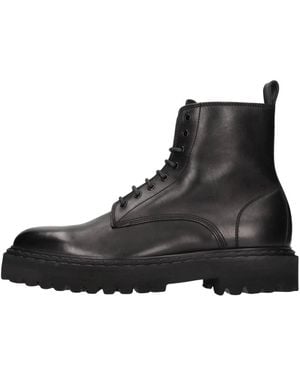 Officine Creative Lace-Up Boots - Black
