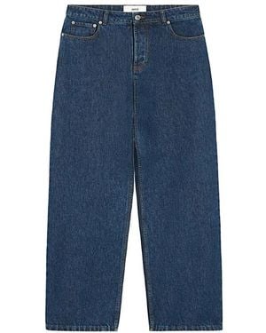 Ami Paris Loose Fit Jeans - Blue