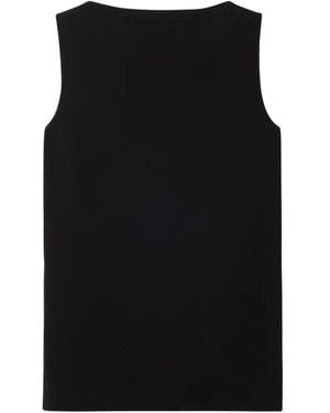 Dagmar Sleeveless Tops - Nero