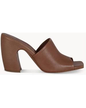 Cortana Janis Heeled Mule - Braun