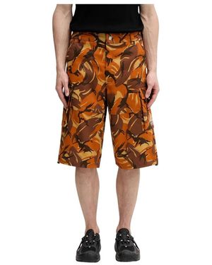 Martine Rose Korte Broeken ,Veelkleurig ,Katoen Utility Cargo Shorts - Bruin