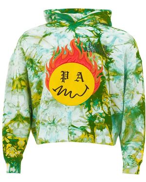 Palm Angels Hoodies - Green