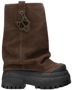 Naked Wolfe High Boots - Marrone