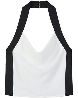 Patrizia Pepe Halter Top - Zwart