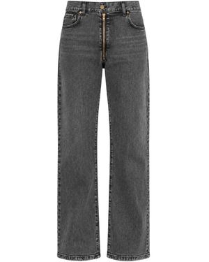 Akep 5-Pocket Jeans Met Rits - Grijs