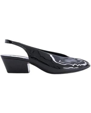 Roseanna Schoenen ,Zwart ,Leer Mona Sandalen - Blauw