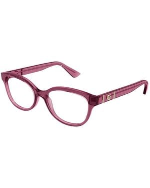 Gucci Ovaal Optisch Montuur - Rood
