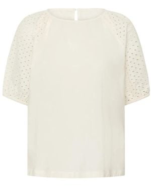 Saint Tropez Overhemden ,Wit ,Polyester Lilja Sz Shirt