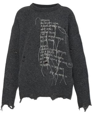 Akep Round-Neck Knitwear - Grigio