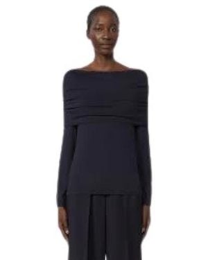 Max Mara Cropped Cotton Cardigan - Blau