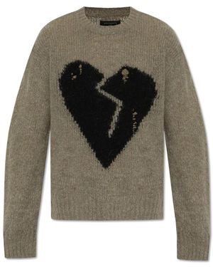 AllSaints Round-Neck Knitwear - Grigio
