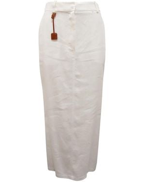 Elisabetta Franchi Midi Skirts - Grey