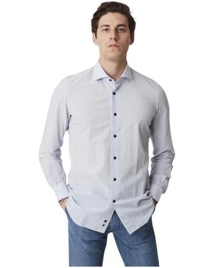 Mazzarelli Casual Shirts - Blue