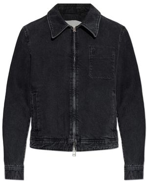 Ami Paris Denim Jackets - Black