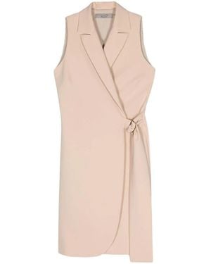 D.exterior Wrap Dresses - Natural