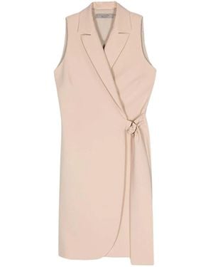 D.exterior Wrap Dresses - Naturel