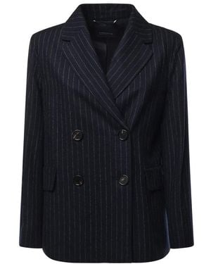 Max Mara Jassen ,Blauw ,Blazers