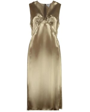Bottega Veneta Midi Dresses - Natural