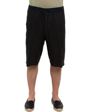 120% Lino Casual Shorts - Zwart