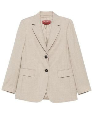 Max Mara Jassen ,Maatpak Jas - Naturel