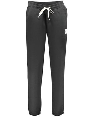 Converse Broeken ,Zwart ,Katoen Retro Patch Joggers