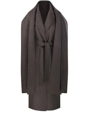 Max Mara Jassen ,Bruin ,Wol Peonie Jas - Grijs