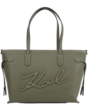 Karl Lagerfeld Tote Bags - Green