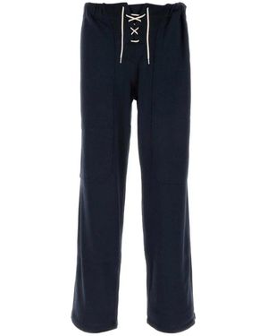 Bode Straight Trousers - Blu