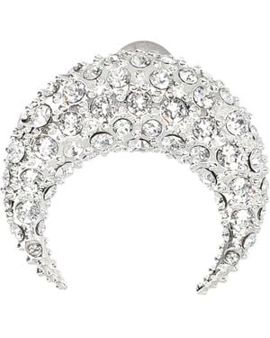 Marine Serre Earrings - Blanc