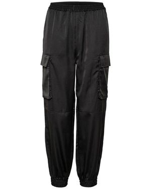 Saint Tropez Straight Trousers - Negro