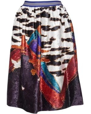 Stella Jean Midi Skirts - Rojo