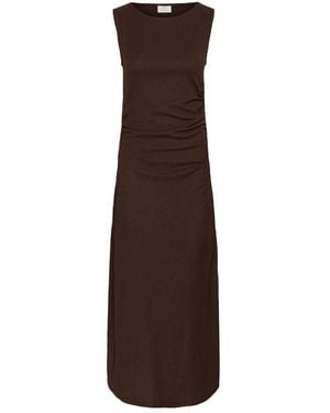 Kaffe Alberta Jurk - Bruin