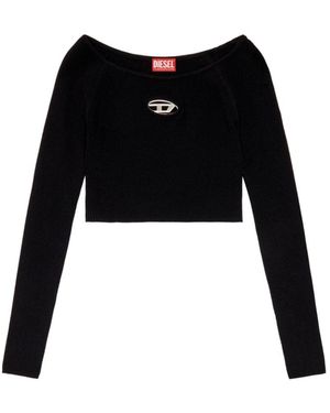 DIESEL Oval-D Top - Black