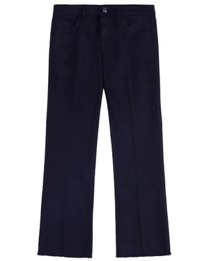 Fay Jeans ,Blauw ,Katoen Jeans Met Vijf Zakken Van Stretchkatoen