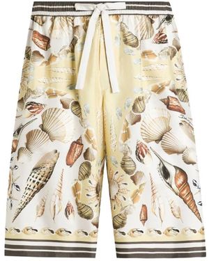 Dolce & Gabbana Gelbe Shorts Für Männer - Natur