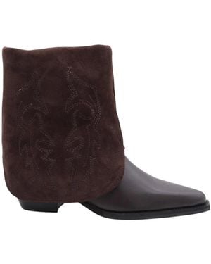 Bibi Lou Schoenen ,Bruin ,Stijlvolle Enkellaars Elbasan