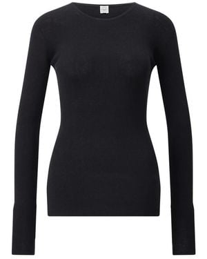 TOTEME Round-Neck Knitwear - Blu