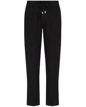 Vilebrequin Broeken ,Zwart ,Linnen Parc Linen Pants