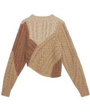 Isabel Marant Round-Neck Knitwear - Naturel