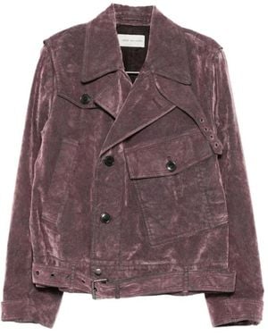 Dries Van Noten Vassel Den Jacket - Braun