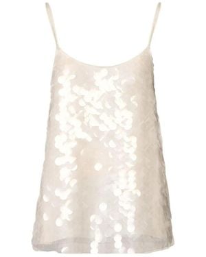 Fabiana Filippi Sleeveless Tops - Natural