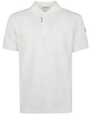 Moncler Polo Shirts - White