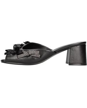 Liu Jo Heeled Mules - Negro