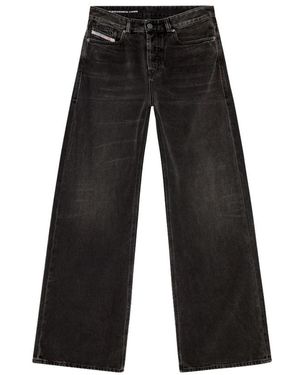 DIESEL Wide Jeans - Negro