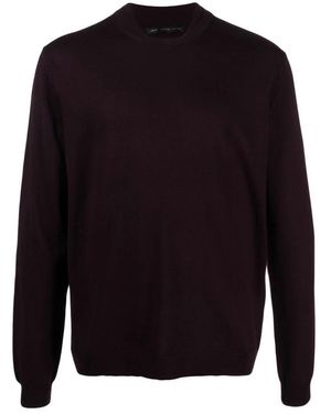 Low Brand Rondgebreide Trui - Blauw